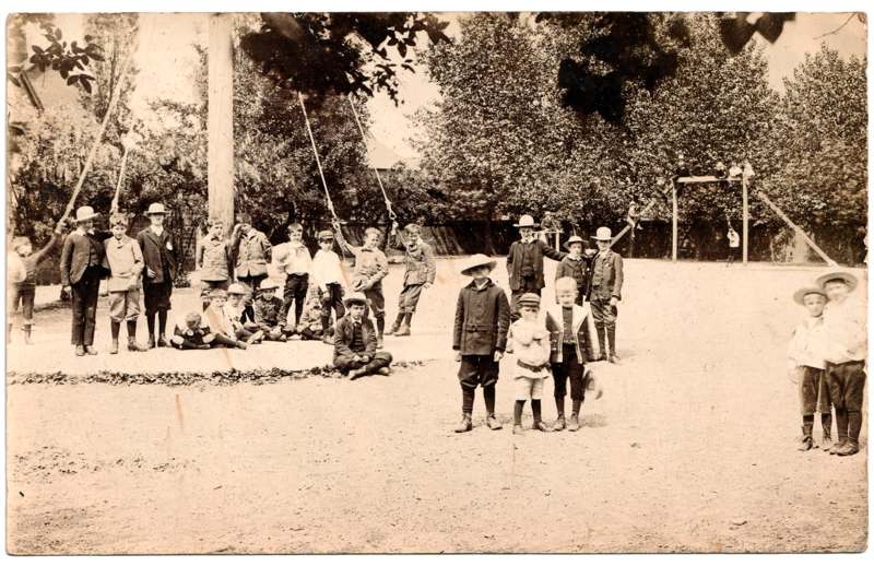 The front of an old postcard. The postcard is of Abingdon: Other local interest