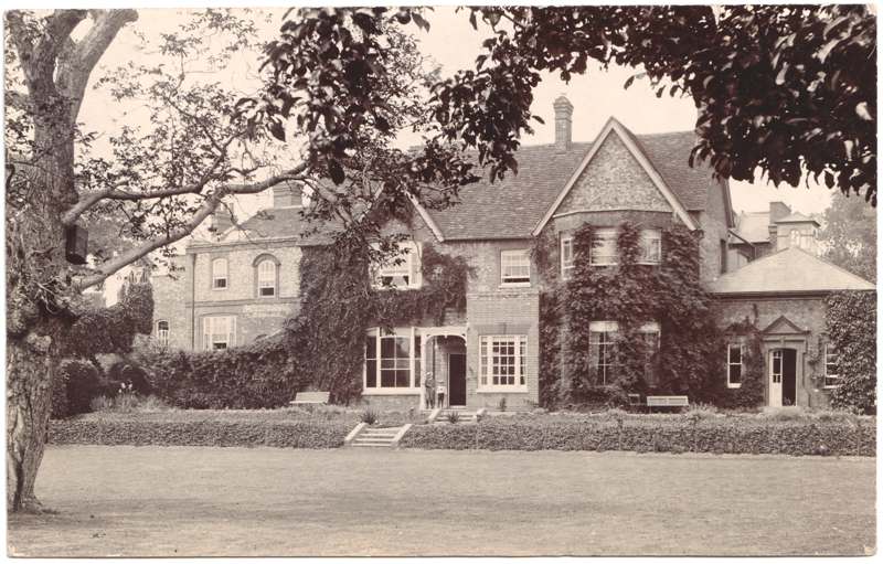 The front of an old postcard. The postcard is of Abingdon: Other local interest