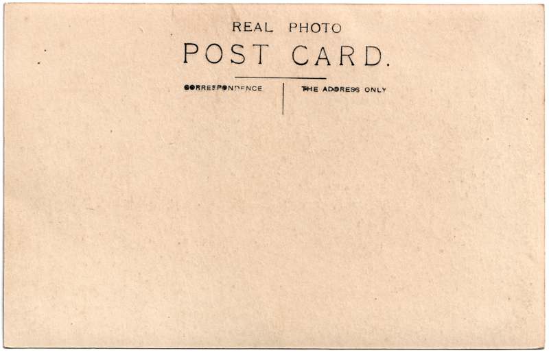 The reverse of an old postcard. The postcard is of Abingdon: Abingdon Lock