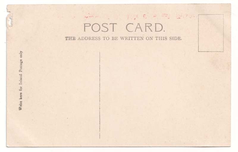 The reverse of an old postcard. The postcard is of Abingdon: The Bridge